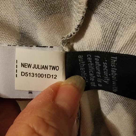 DVF New Julian Two Silk Jersey Knit True Wrap Midi Dress Tag Size 2 Like New! - Picture 8 of 9